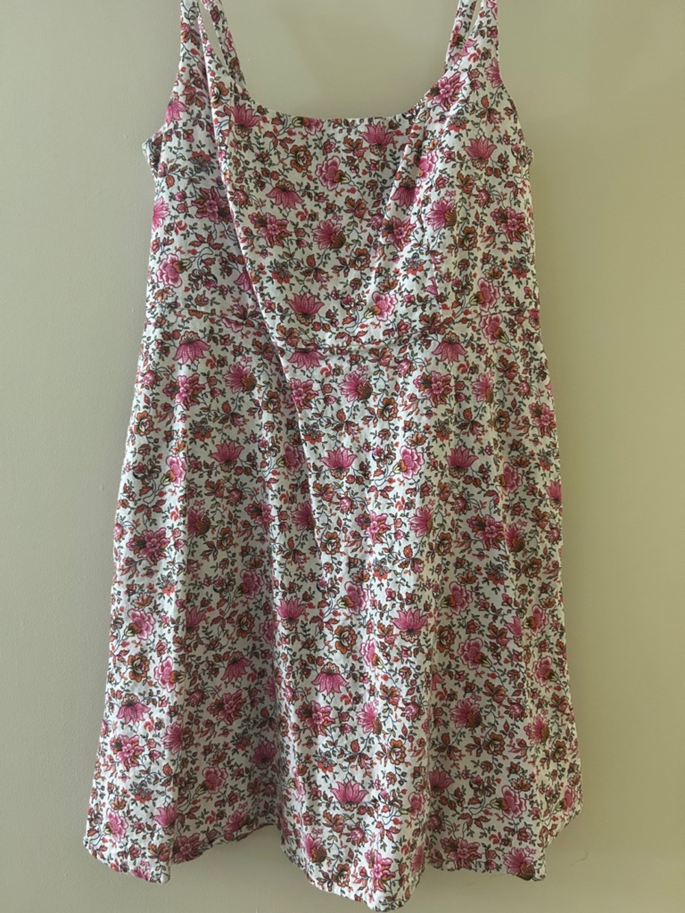 Old Navy Pink and Orange Floral Dress